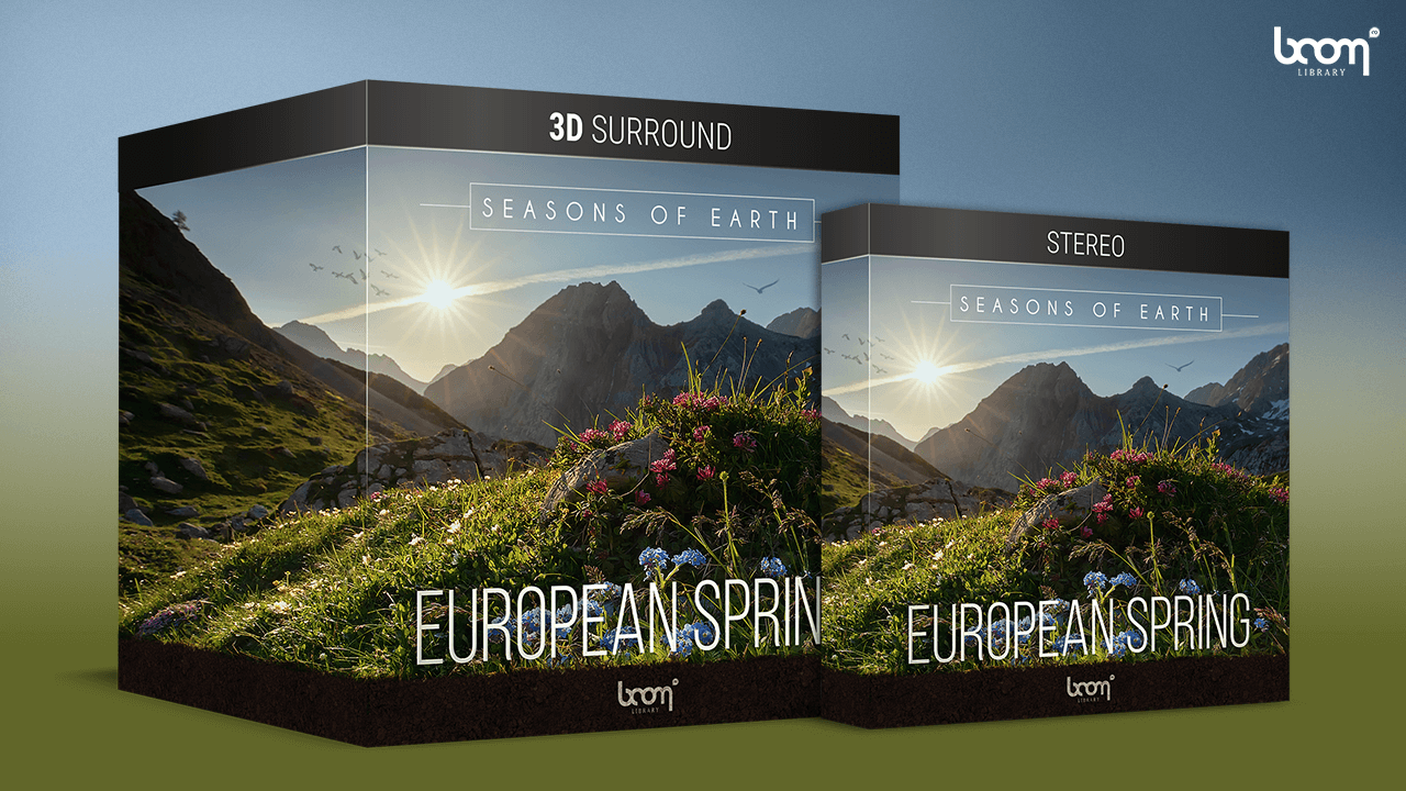 【地球四季声音FX采样包3D环绕版】Boom Library – Seasons Of Earth European Spring 3D Surround Edition