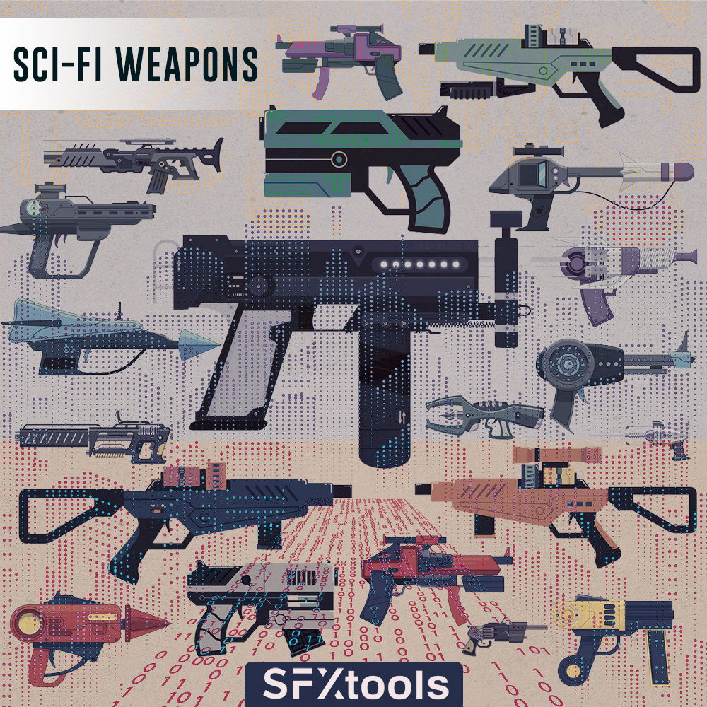 【科幻武器音效采样包】SFXtools – Sci-Fi Weapons