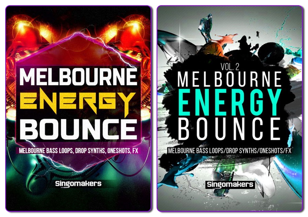 【Mebourne Bounce风格采样包】Singomakers – Melbourne Energy Bounce Vol.1+2