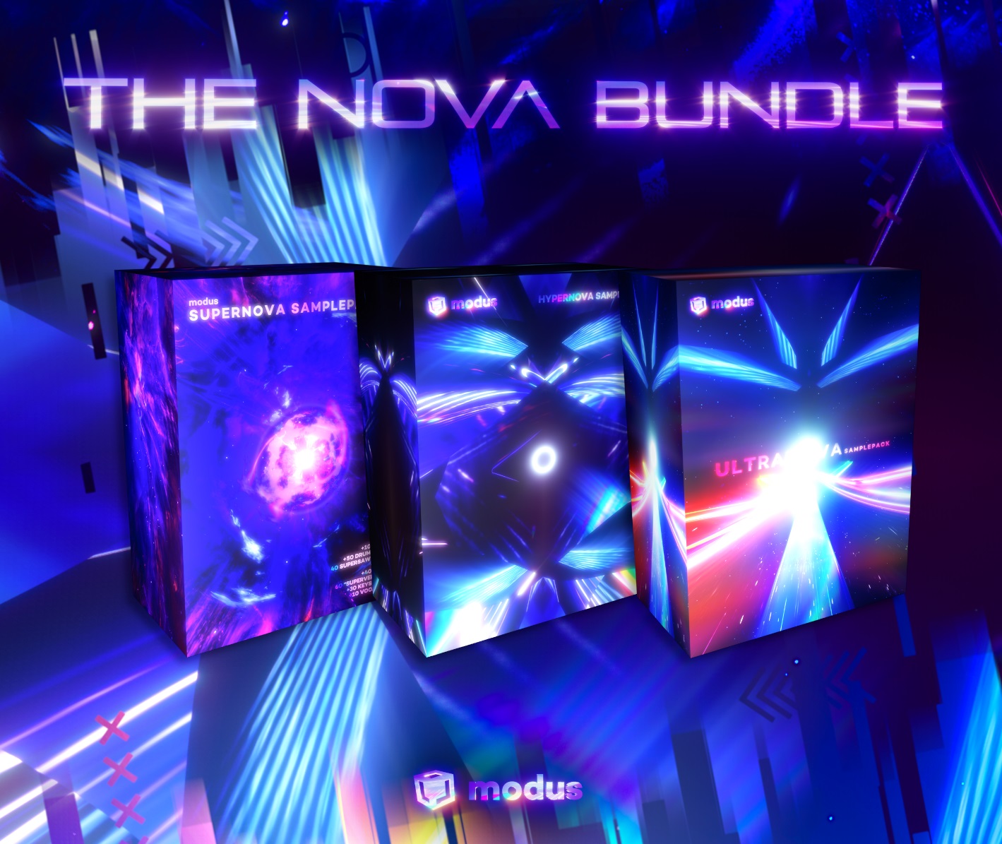 【现代Dubstep多风格采样包捆绑合集】Modus The NOVA Bundle Vol.1-3