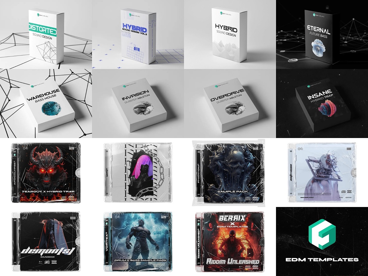 【EDM Templates厂牌Hybrid Trap&Dubstep多风格采样包收藏合集】EDM Templates Sample Mega 2026