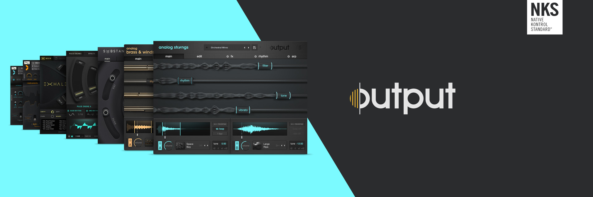 【70GB+现代模拟乐器系列KONTAKT扩展】Native Instruments – Output Essential Engines